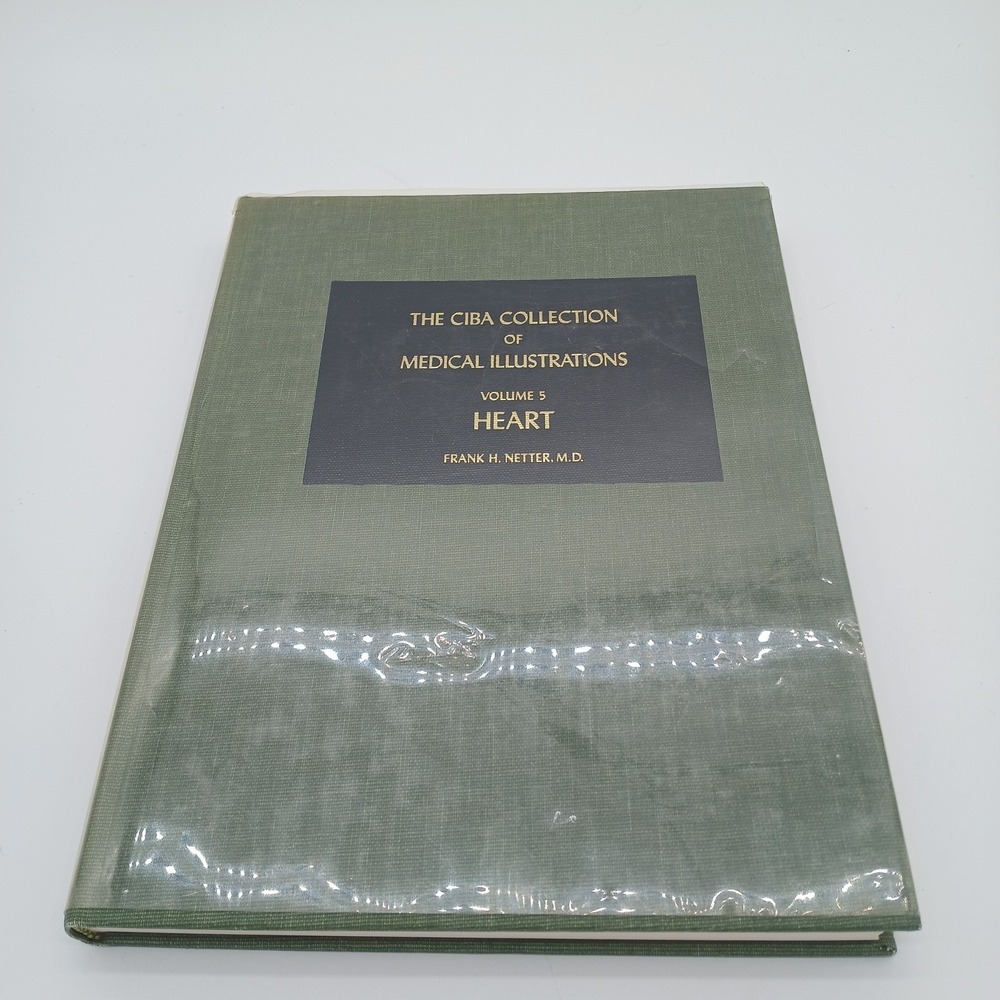 CIBA Collection of Medical Illustrations Vol 5 Heart Frank H Netter 1969 1st Ed